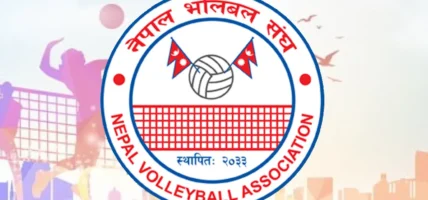 भलिबल प्रतियोगिताका लागि आठ खेलाडी छनोट