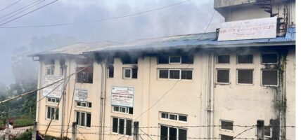 गोरखाको बुंकोट स्वास्थ्य चौकीमा आगलागी