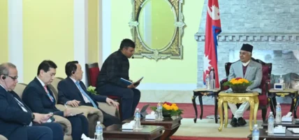 राष्ट्रपति पौडेल र एफएओको प्रतिनिधिमण्डलबिच भेटवार्ता